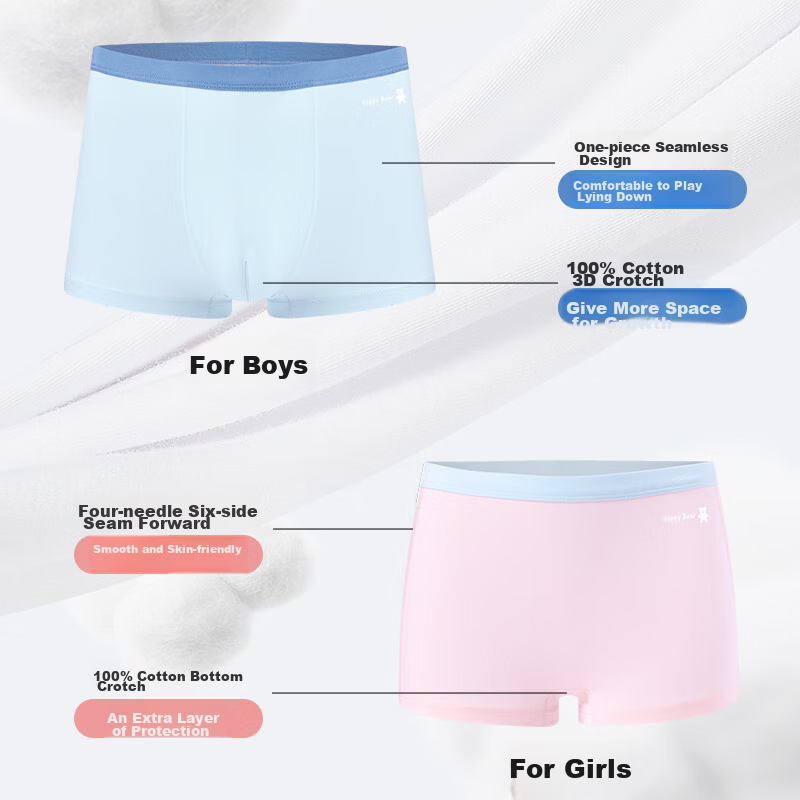 Jingzao Children's Underwear, Boys' School Season Boxer Briefs, Toddler to Big K...