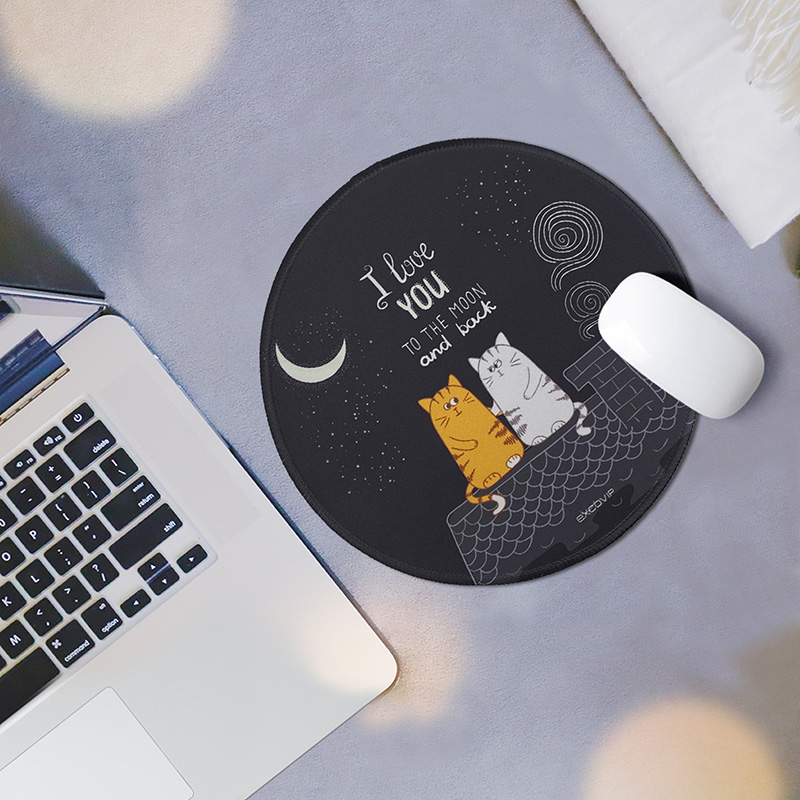 EXCO Starry Sky Mouse Pad, Small Size, Computer Office Lock Edge Pad, Anime Cute...