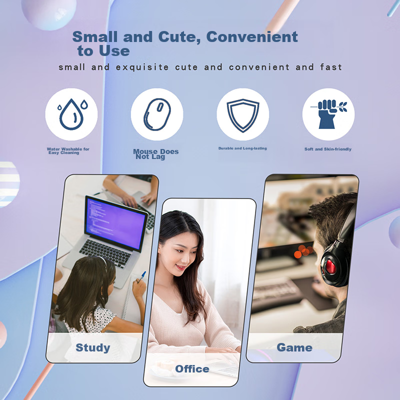 EXCO Starry Sky Mouse Pad, Small Size, Computer Office Lock Edge Pad, Anime Cute...