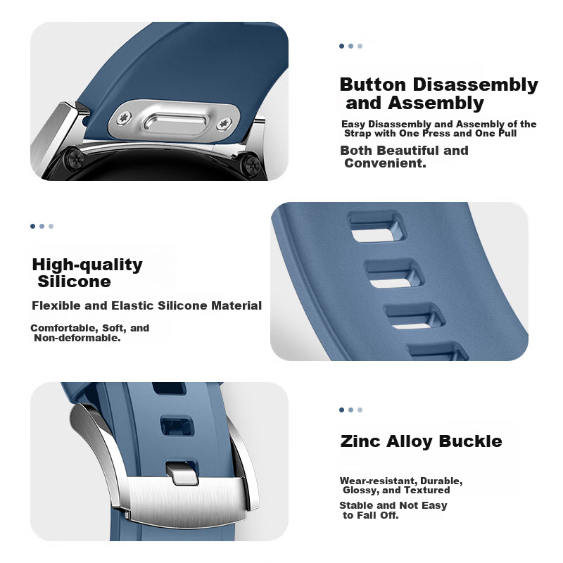 Weiqiantu Compatible with Huawei Watch Band GT5/5pro/GT4/watch, Sports Silicone...