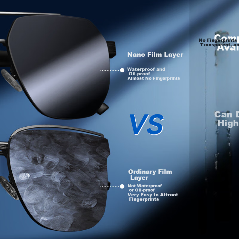 VEGOOS Day And Night Polarized Nylon Sunglasses for Men, Carbon Fiber Photochrom...