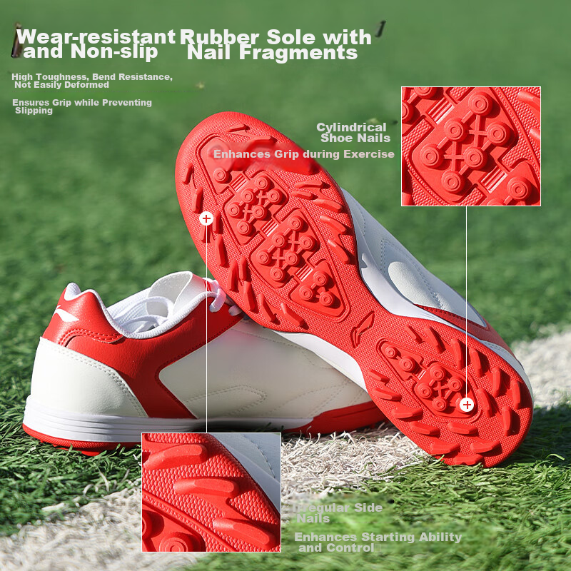 Li-Ning Soccer Shoes for Men, TF Turf Cleats, for Adults, Teenagers, Elementary...