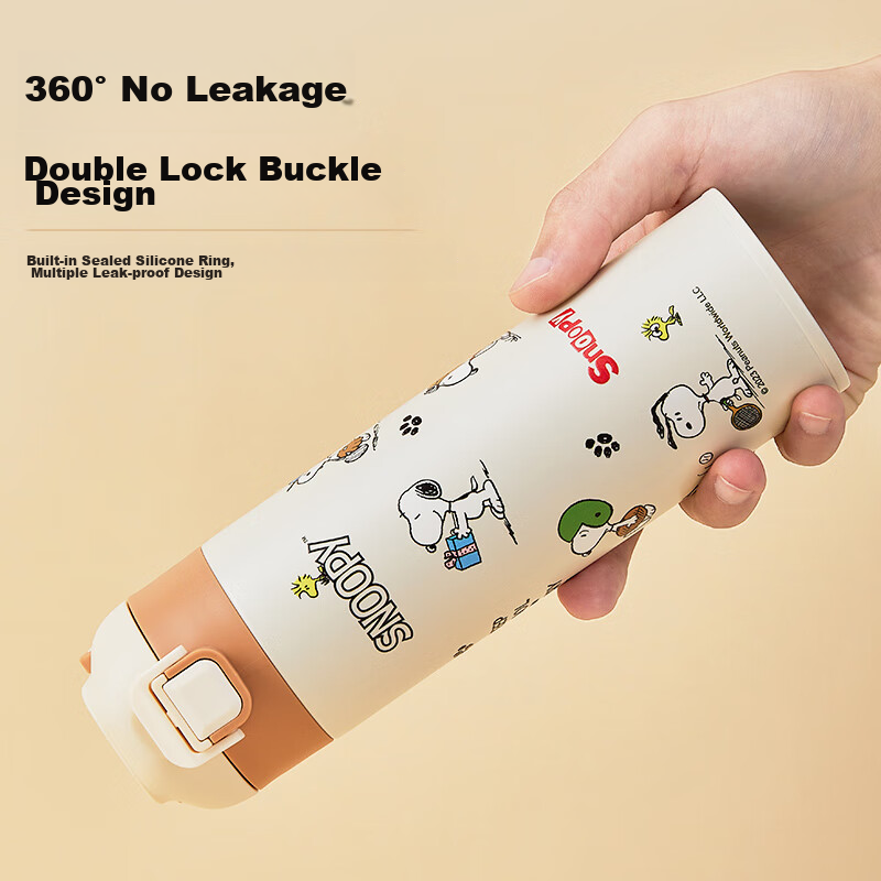 Snoopy Children's Insulated Cup, 316 Stainless Steel, for Boys And Girls, Elemen...