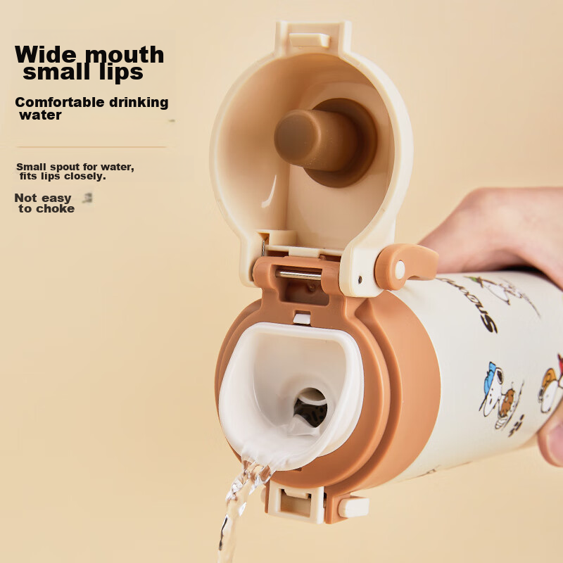 Snoopy Children's Insulated Cup, 316 Stainless Steel, for Boys And Girls, Elemen...