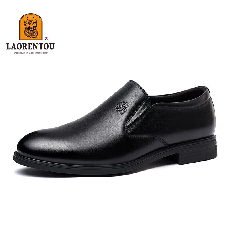 LAORENTOU Leather Shoes for Men, Business Formal Shoes, Korean Style Casual Shoe...