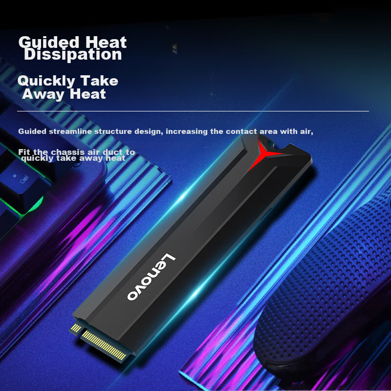 Lenovo 256GB SSD, M.2 Interface (NVMe Protocol), SL700 Savior, PCIe 3.0, Compati...