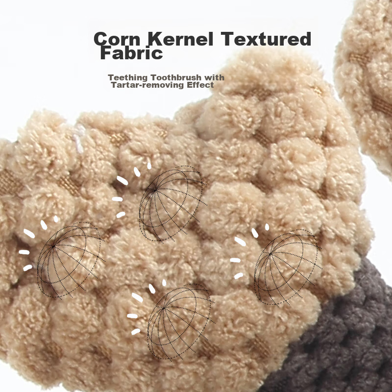 EETOYS Plush Monkey Dog Toy, Durable Chew Toy, Fun Sound-Making, Puppy Companion...