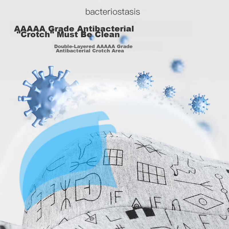 Langsha Men's Underwear, Cotton Antibacterial, Summer Mid-Rise Boxer Briefs, Lar...