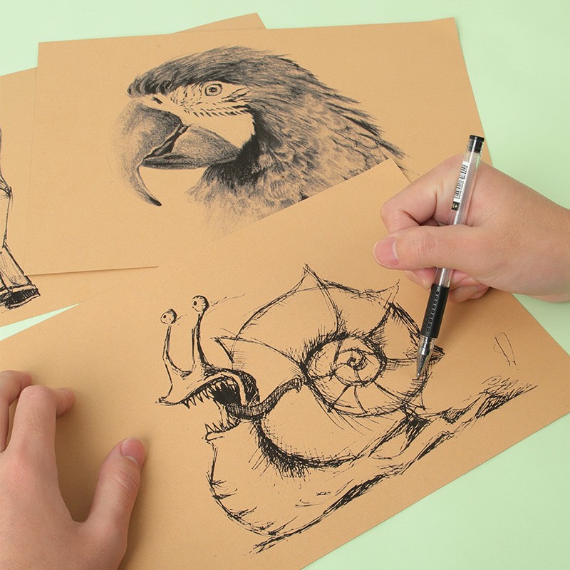 TANGO A3 Kraft Paper 120gsm Kraft Paper Cover Printing Paper Voucher Cover Paper...