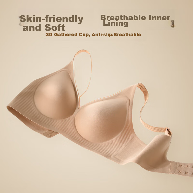 Langsha Soft Support Seamless Bra for Women, Push-Up Bra for Small Breasts, Wire...