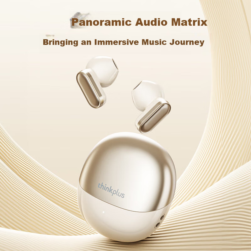 Lenovo True Wireless Bluetooth Earbuds, Semi-In Running Sports High-Definition C...