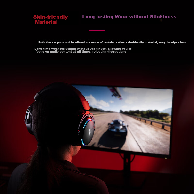 Lenovo X370 USB 7.1 Channel RGB Gaming Headset Esports Headset Headset Computer...