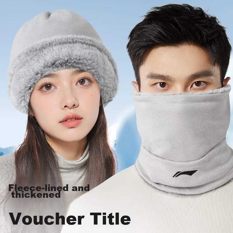 Li-Ning Neck Gaiter for Men, Cycling Face Mask, Face Protection, Warm Neck Guard...