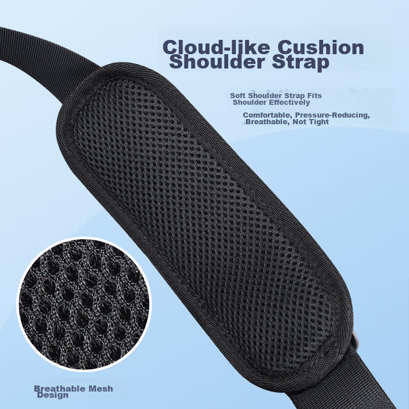 Li-Ning Crossbody Bag, Men's Gym Bag, Travel Bag, Large Capacity Shoulder Bag, S...