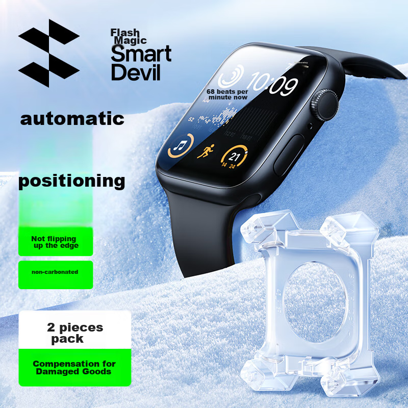 SmartDevil Screen Protector for Apple Watch, Compatible with IWatch S6/5/SE, Bub...