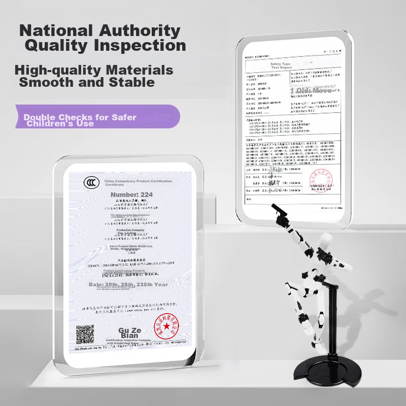 Lezhe Decompression Toy, Multi-Joint Highly Articulated Doll, Magnetic Attractio...