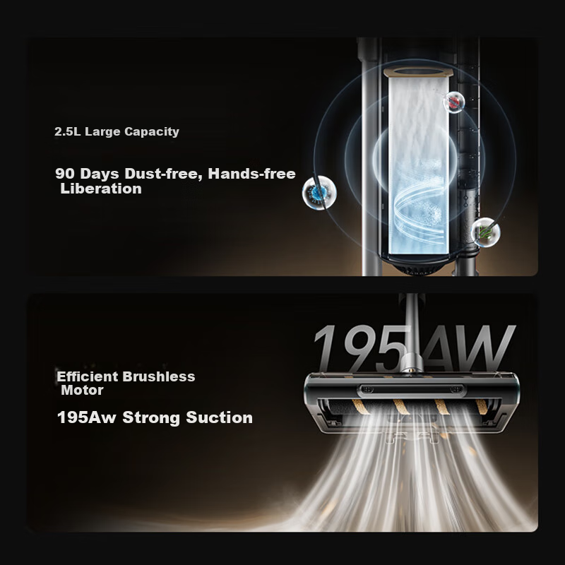 SUPOR [National Subsidy] C36 Vacuum Cleaner, Handheld, Self-Collecting Dust, Spa...