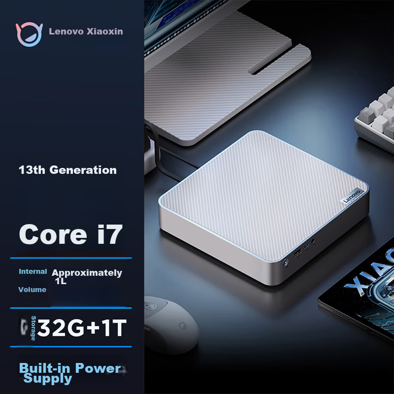 Lenovo Xiaoxin Mini Pocket Mini PC High-Performance Business Mini Desktop Comput...