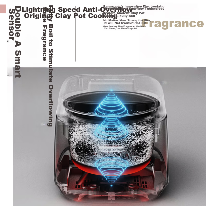 Panasonic [National Subsidy] Rice Light 0 Coating Rice Cooker for Home Use, 3-6...