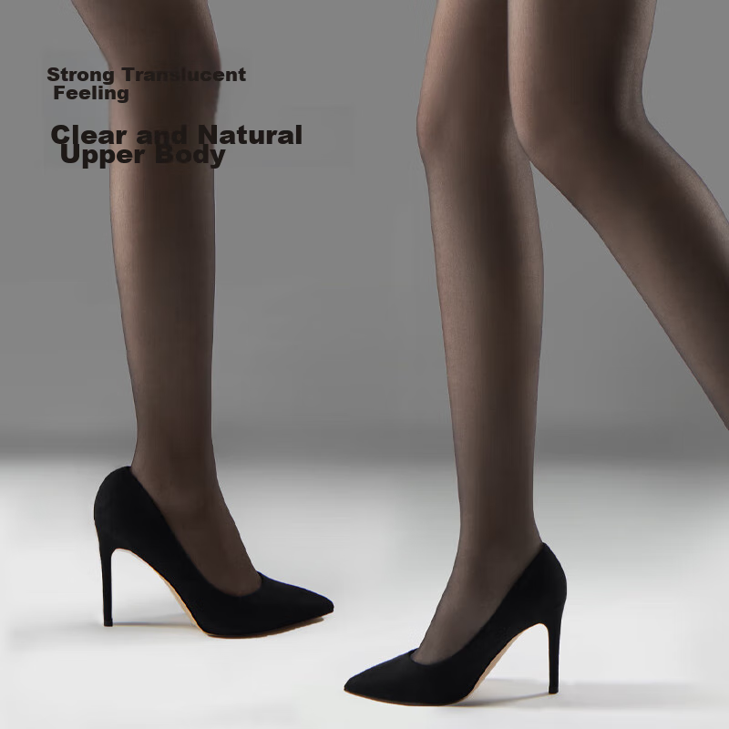 LUCKMEEY Women's Stockings, High-End 0D High-Transparency Sexy Silky Pantyhose,...