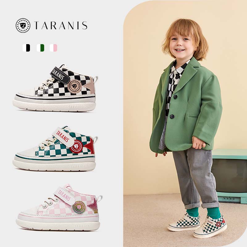 Tailannisi 211 Spring Boys' Walking Shoes, Girls' Soft-Soled Baby Shoes, Non-Sli...