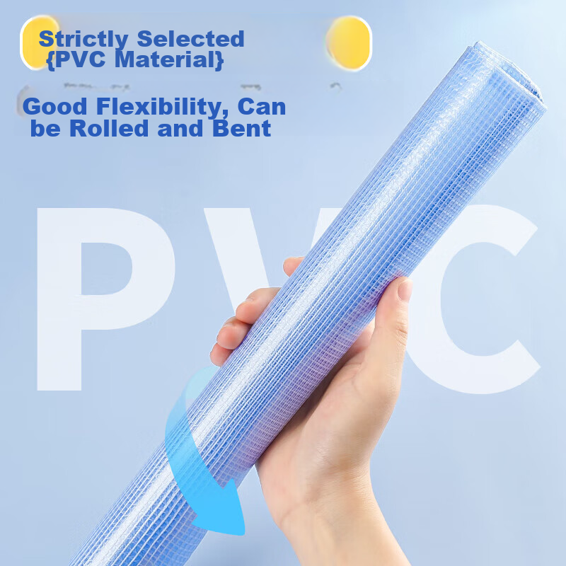 Licao File Folder, Zipper Transparent A4 Document Bag, Waterproof Exam Paper Sto...