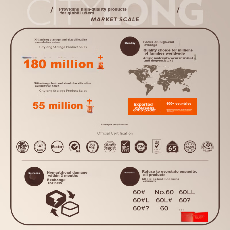 Xitianlong Plastic Clothes Storage Box, Toy Organizer, 55L, Transparent, 3-Pack,...