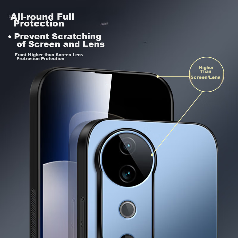 Shangsu, Suitable for VIVOS19 Phone Case, VivoS19 Protective Cover, Full Lens Pr...