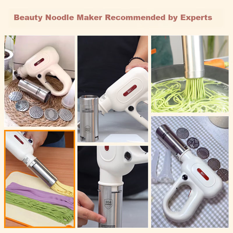 Liven Noodle Maker, Home Use Pasta Machine, Fully Automatic, Wireless Handheld P...