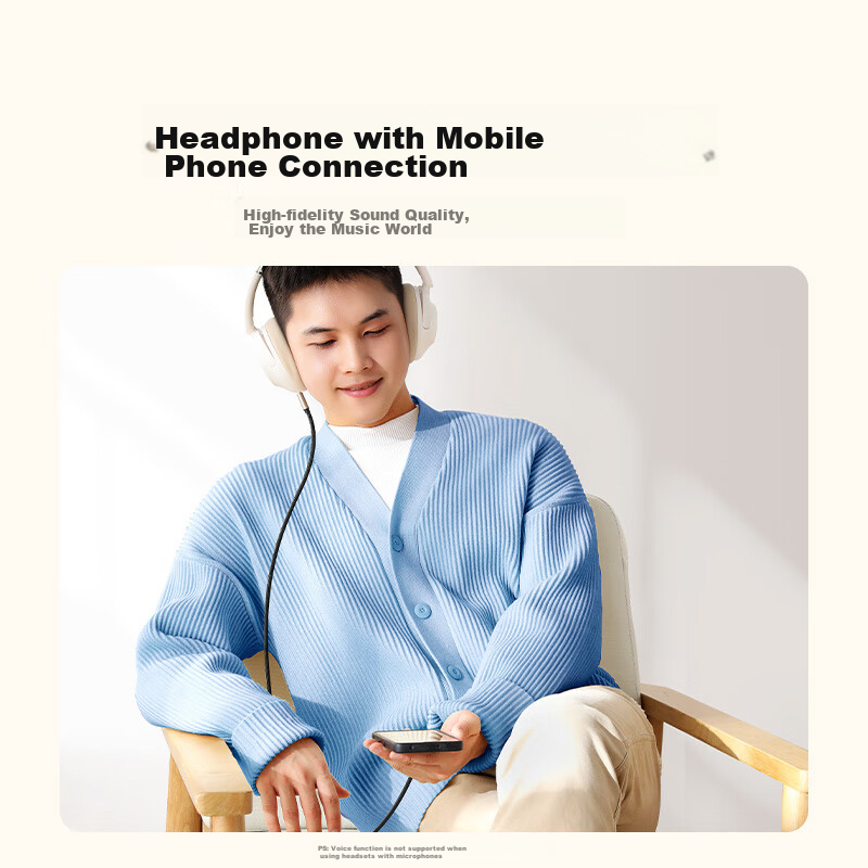 Lulian 3.5mm Male to Male Silver-Plated Audio Cable, AUX Car Audio Connection Ca...