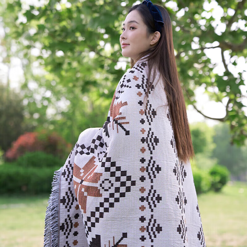 Suncojia Picnic Mat, Ethnic Style Camping Blanket, Camping Tablecloth, Carpet, S...