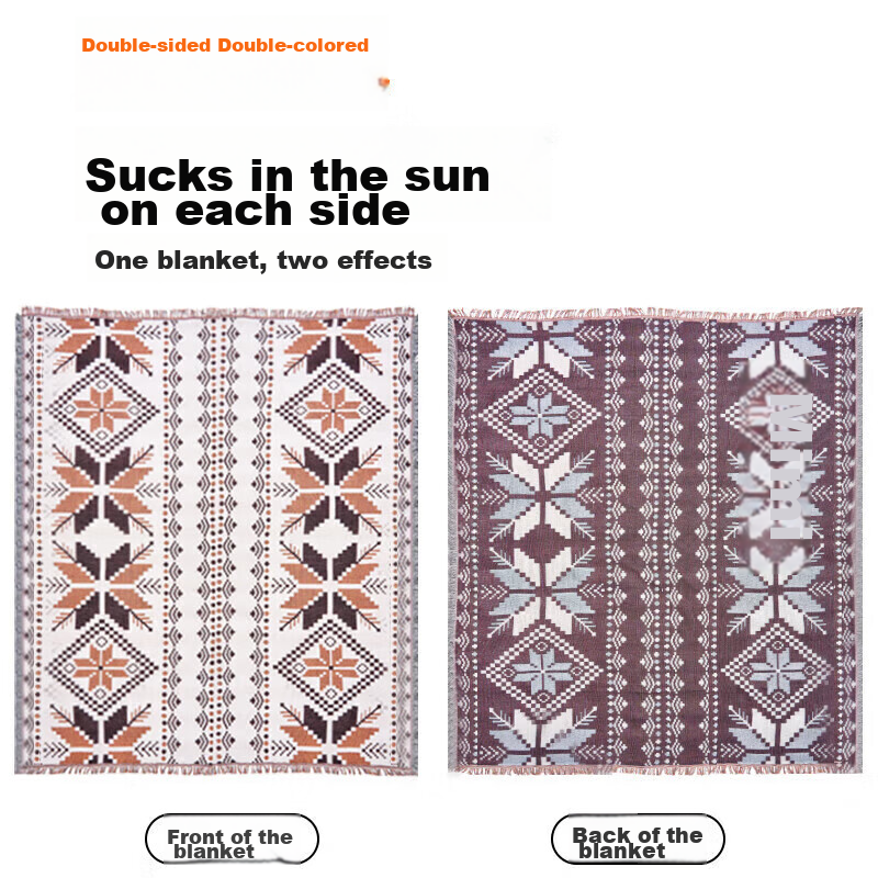 Suncojia Picnic Mat, Ethnic Style Camping Blanket, Camping Tablecloth, Carpet, S...