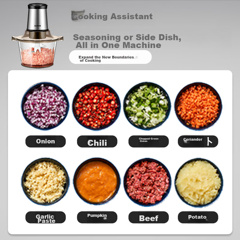 SUPOR Electric Meat Grinder, Large Capacity Multi-Function Food Processor, Mince...