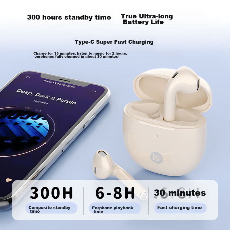 Soaiy [100,000 Positive Reviews] SR10 True Wireless Bluetooth Earbuds, Noise-Can...