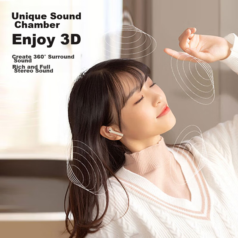 Soaiy [100,000 Positive Reviews] SR10 True Wireless Bluetooth Earbuds, Noise-Can...