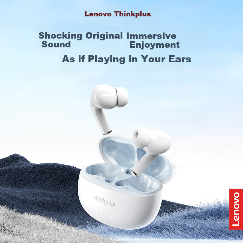 Lenovo LP5Pro Black True Wireless Bluetooth Earbuds In-Ear with Noise Cancelling...