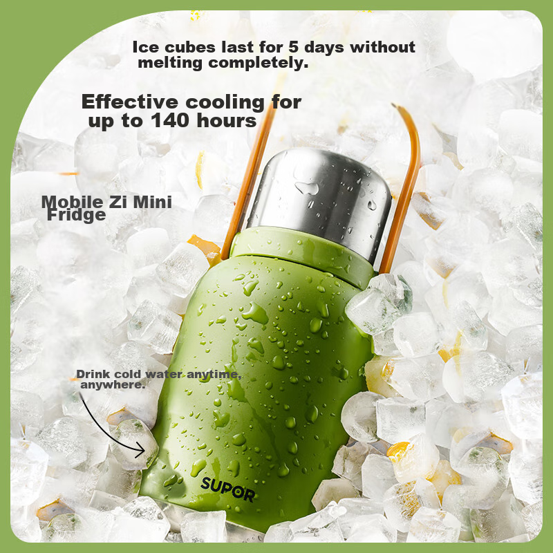 SUPOR Large Capacity Insulated Mug, Women's Portable Water Bottle, Outdoor Dual-...