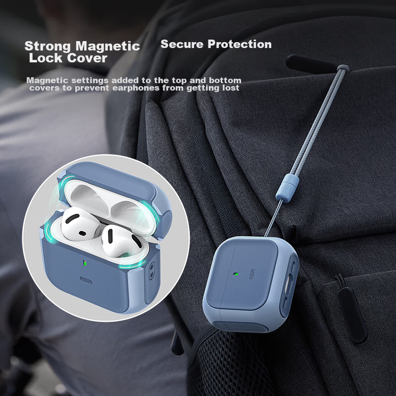 ESR AirPods 4 Case, Apple Earphone Protective Cover 2024, Fourth Generation Nois...