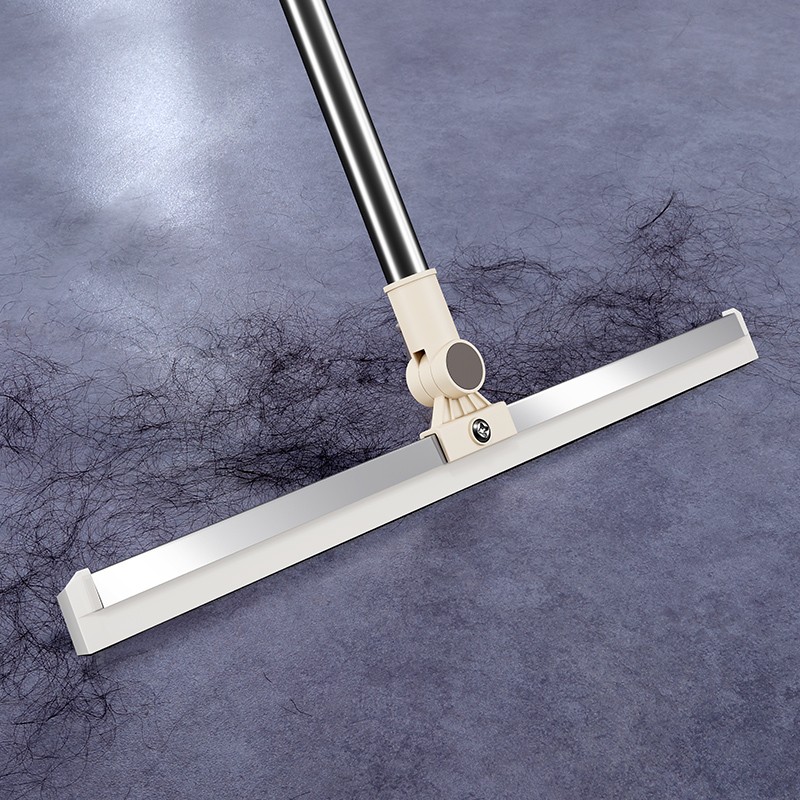 May Flower Magic Broom, Bathroom Floor Scrubber, Wet And Dry Use, Hands-Free Was...