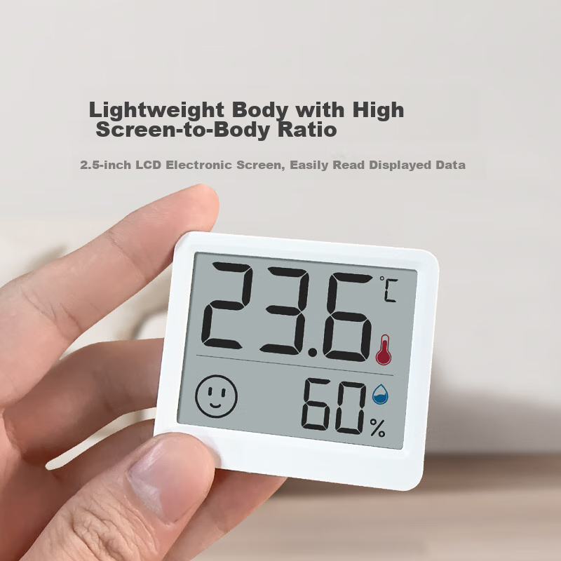 Jingzao Thermometer and Hygrometer for Baby Room, Indoor, Office, Car, High Prec...