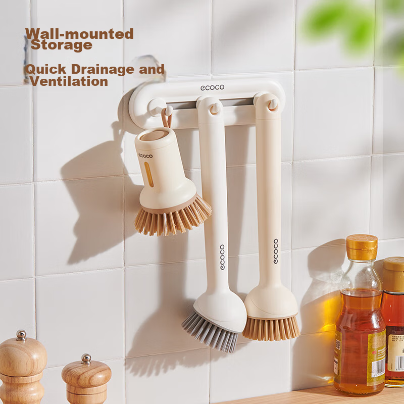 Yikeke Pot Scrubber Kitchen Cleaning Brush Non-Stick Oil-Resistant Multi-Functio...