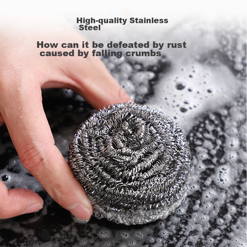 Suno Metal Steel Wool Scrubber, 40 Pieces Per Box, Stainless Steel Cleaning Ball...