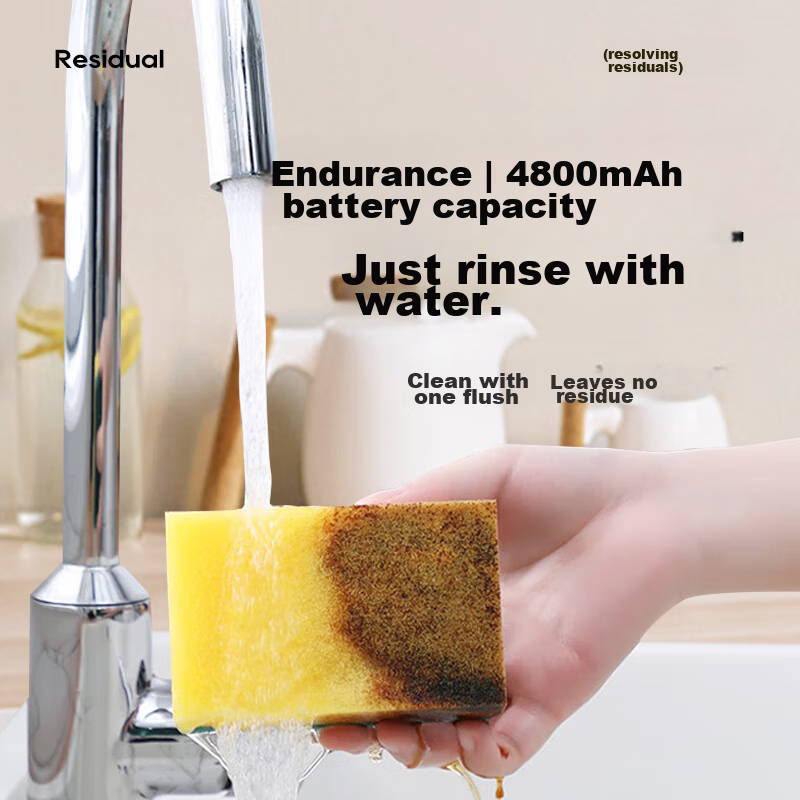 Xiwuyu Sponge Dishwashing Cloth, Scouring Pad, Kitchen Pot Scrubber, Sponge Dish...