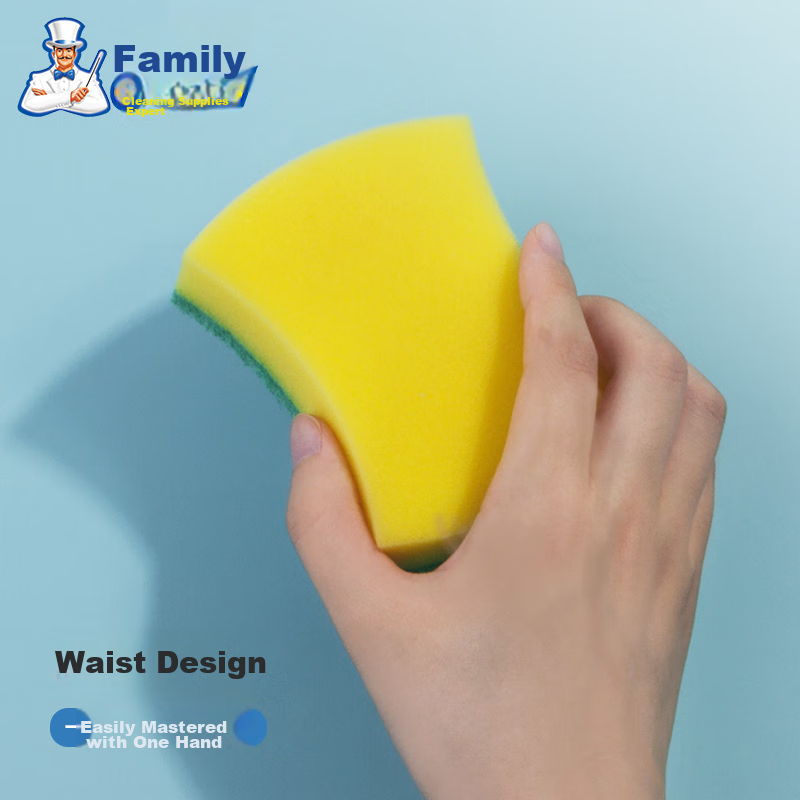 Shijia Italian Imported Scouring Pad, 8-Pack, Kitchen Degreasing Brush, Pot Scru...