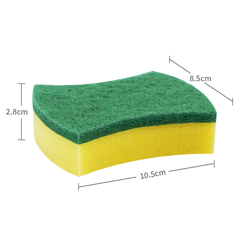 Shijia Italian Imported Scouring Pad, 8-Pack, Kitchen Degreasing Brush, Pot Scru...