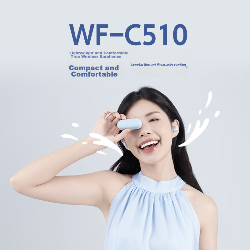 SONY (SONY) [New Release] WF-C510 Blue Lightweight Comfortable True Wireless Ear...