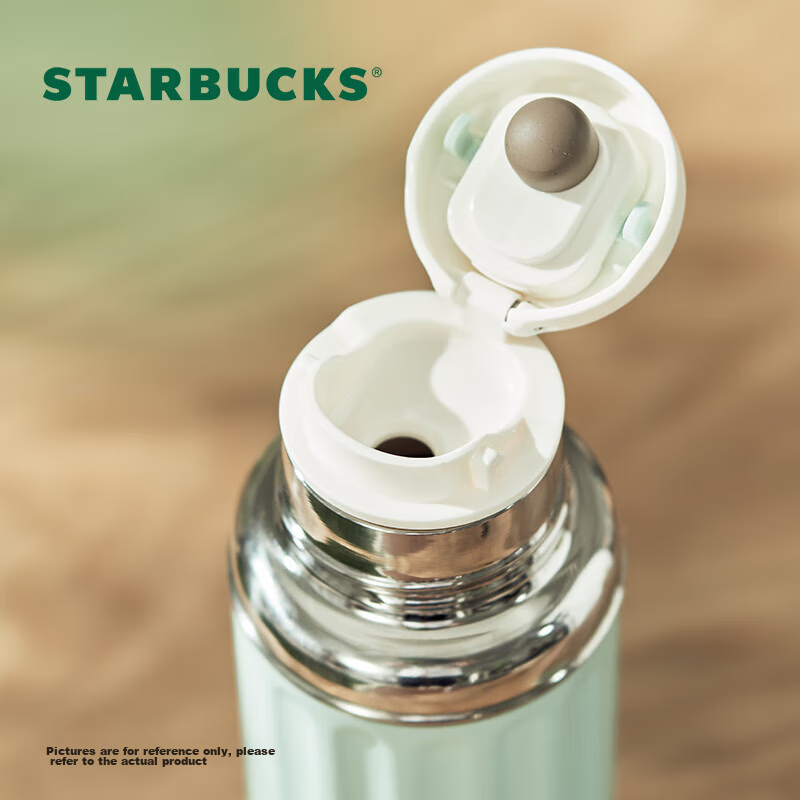 Starbucks Fresh Mint Green Retro Insulated Tumbler 480ml, Office And Outdoor Wat...