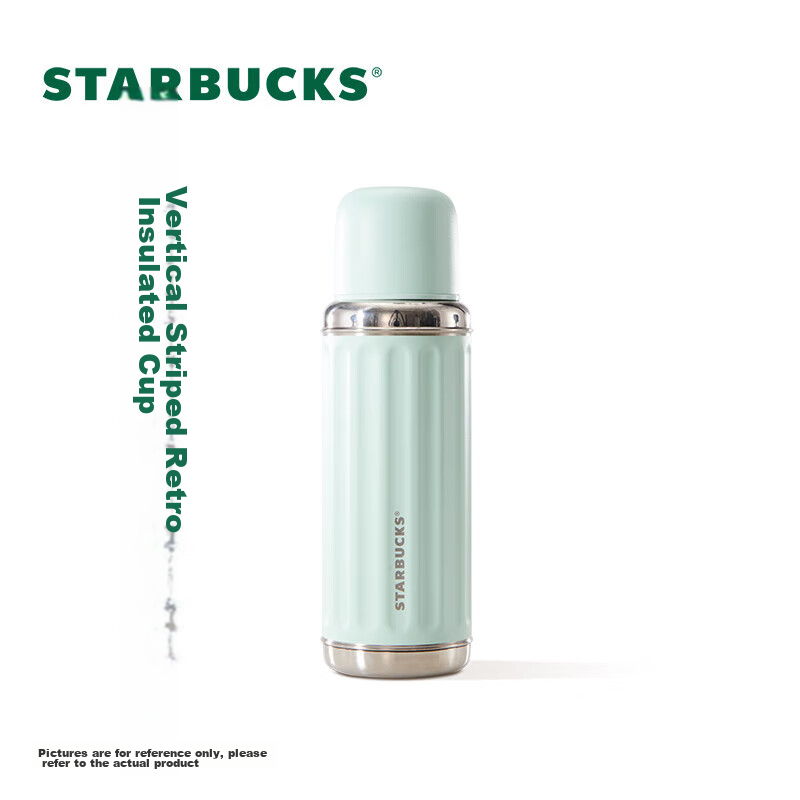 Starbucks Fresh Mint Green Retro Insulated Tumbler 480ml, Office And Outdoor Wat...