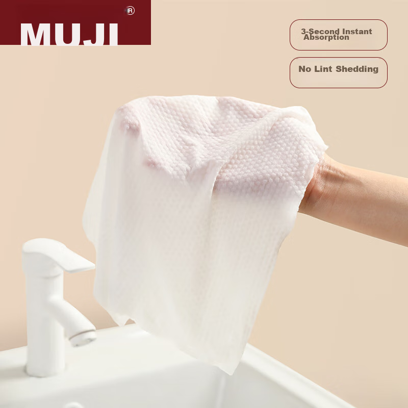 MUJI Travel Compressed Towels, 20 Pieces * 2 Bags, Disposable Face Towels, Thick...