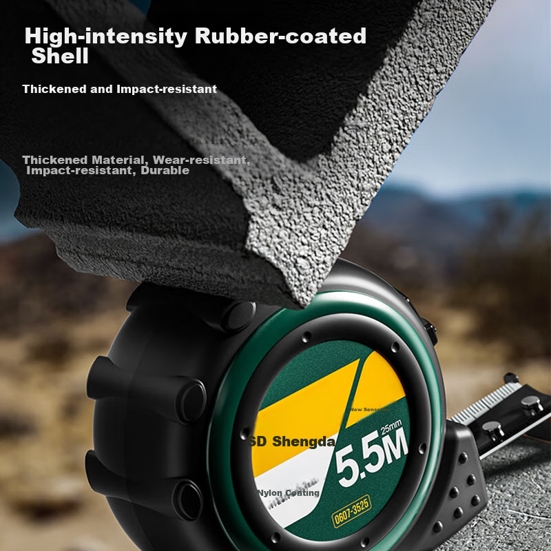 Shengda Steel Tape Measure, Carpenter's Ruler, Box Ruler, Renovation Measuring T...